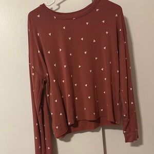 3/$20 Thread & Supply Pink Long Sleeve Relaxed Blouse